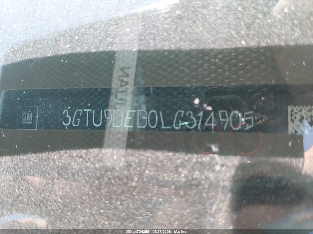 44724359 :رقم المزاد ، 3GTU9DED0LG314905 vin ، 2020 Gmc Sierra 1500 4wd  Short Box Slt مزاد بيع