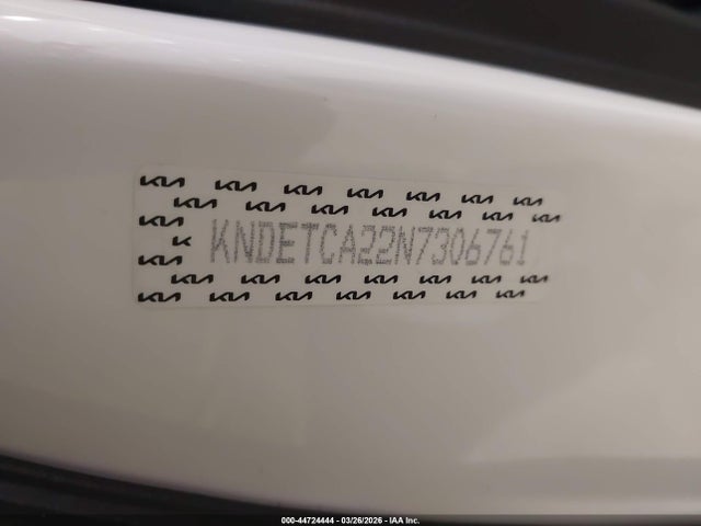 Aukcja sprzedaży 2022 Kia Seltos Sx Turbo, vin: KNDETCA22N7306761, numer aukcji: 44724444