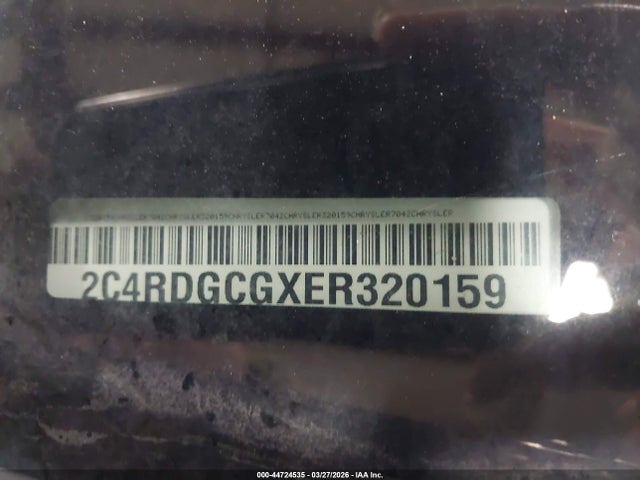 Продажа на аукционе авто 2014 Dodge Grand Caravan Sxt, vin: 2C4RDGCGXER320159, номер лота: 44724535