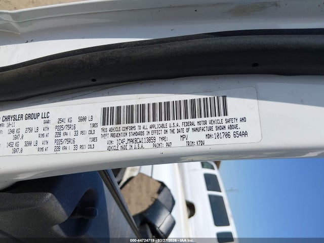 Продажа на аукционе авто 2012 Jeep Liberty Sport, vin: 1C4PJMAK8CW113859, номер лота: 44724719