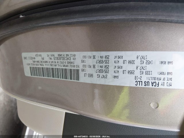 Продаж на аукціоні авто 2018 Chrysler Pacifica Touring L, vin: 2C4RC1BG3JR236129, номер лоту: 44724833
