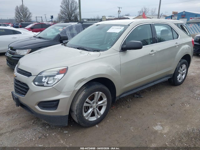 44724858 :رقم المزاد ، 2GNALBEK7G1121552 vin ، 2016 Chevrolet Equinox Ls مزاد بيع