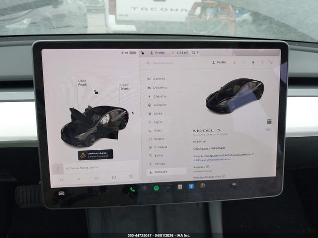 Aukcja sprzedaży 2021 Tesla Model 3 Standard Range Plus Rear-wheel Drive, vin: 5YJ3E1EA7MF989492, numer aukcji: 44725047