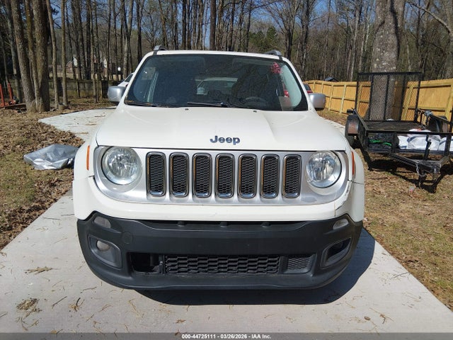 Продаж на аукціоні авто 2017 Jeep Renegade Limited Fwd, vin: ZACCJADB1HPE55568, номер лоту: 44725111