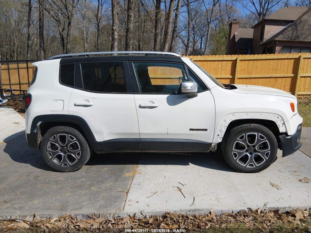 Продаж на аукціоні авто 2017 Jeep Renegade Limited Fwd, vin: ZACCJADB1HPE55568, номер лоту: 44725111