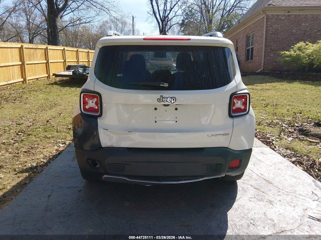 Продаж на аукціоні авто 2017 Jeep Renegade Limited Fwd, vin: ZACCJADB1HPE55568, номер лоту: 44725111