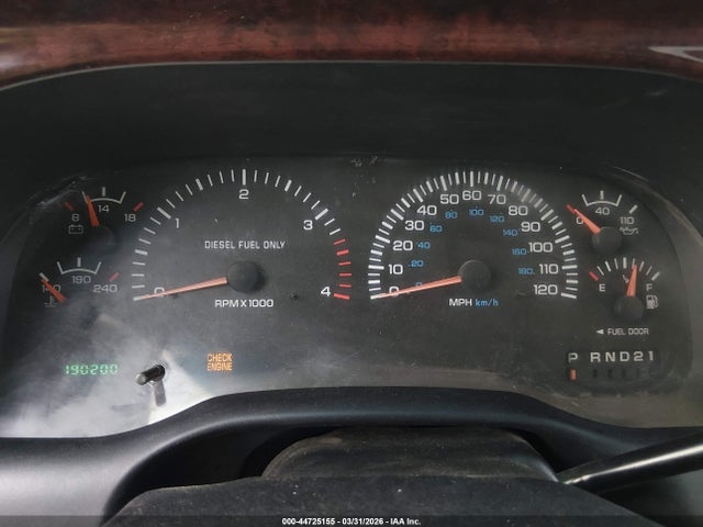 44725155 :رقم المزاد ، 3B7KF2363XG140696 vin ، 1999 Dodge Ram 2500 St مزاد بيع
