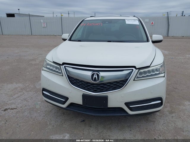 2016 Acura Mdx Advance   Entertainment Packages/advance Package მანქანა იყიდება აუქციონზე, vin: 5FRYD3H90GB021727, აუქციონის ნომერი: 44725207