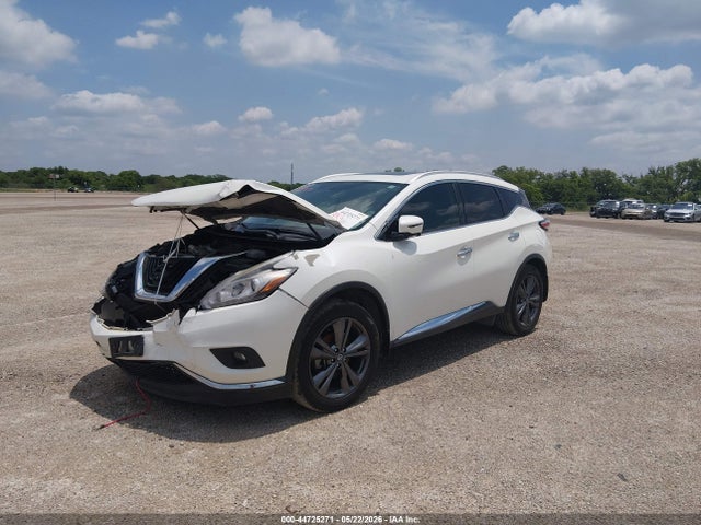 2017 Nissan Murano Platinum მანქანა იყიდება აუქციონზე, vin: 5N1AZ2MGXHN163391, აუქციონის ნომერი: 44725271