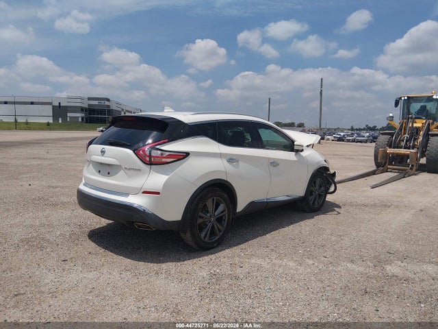 2017 Nissan Murano Platinum მანქანა იყიდება აუქციონზე, vin: 5N1AZ2MGXHN163391, აუქციონის ნომერი: 44725271