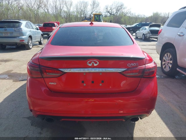 Aukcja sprzedaży 2018 Infiniti Q50 3.0t Red Sport 400, vin: JN1FV7AR2JM700004, numer aukcji: 44725311