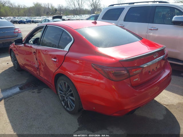 Aukcja sprzedaży 2018 Infiniti Q50 3.0t Red Sport 400, vin: JN1FV7AR2JM700004, numer aukcji: 44725311