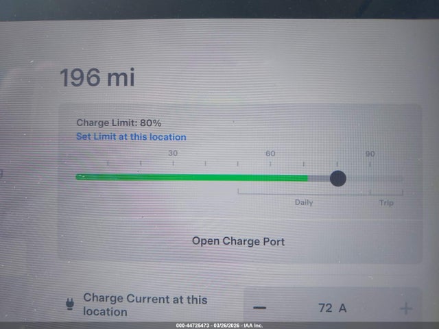 44725473 :رقم المزاد ، 5YJXCAE21JF118518 vin ، 2018 Tesla Model X 100d/75d/p100d مزاد بيع