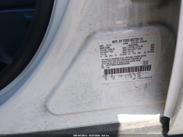 Ford Maverick Xlt 2025 3FTTW8H39SRB38387 Image 9