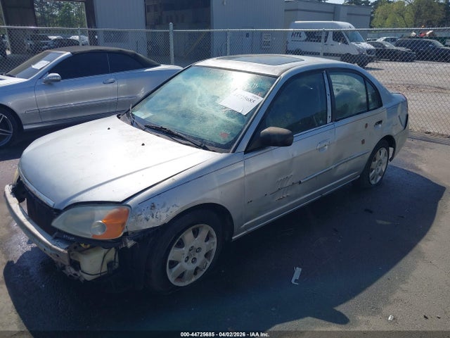 2001 HONDA CIVIC 2HGES26771H600741 Photo 1