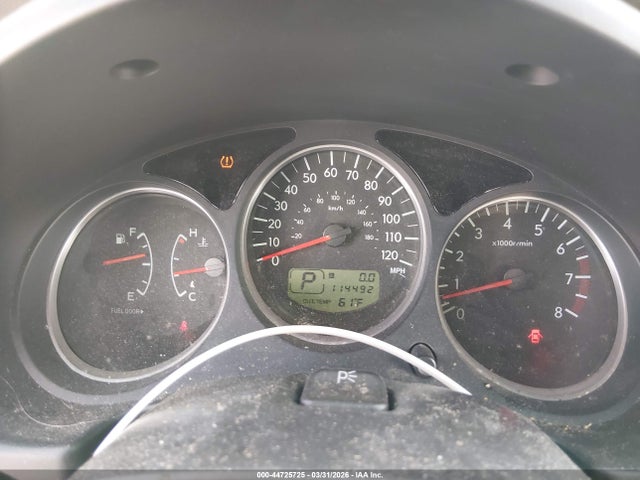 2008 Subaru Forester 2.5x მანქანა იყიდება აუქციონზე, vin: JF1SG63698H717975, აუქციონის ნომერი: 44725725