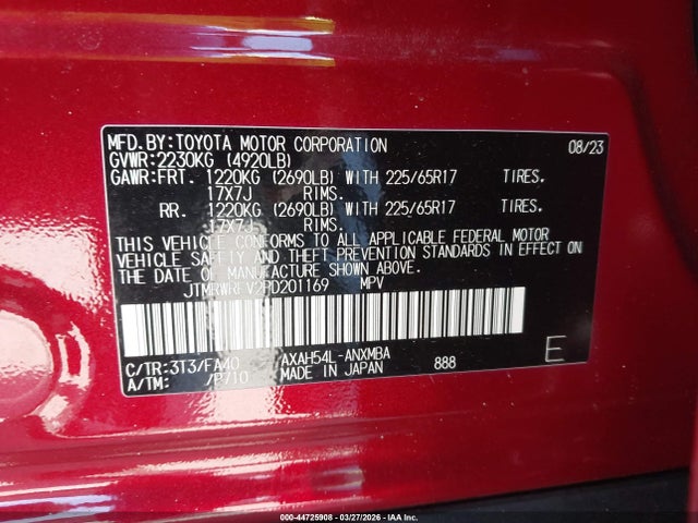 2023 TOYOTA RAV4 HYBRID JTMRWRFV2PD201169 Photo 8