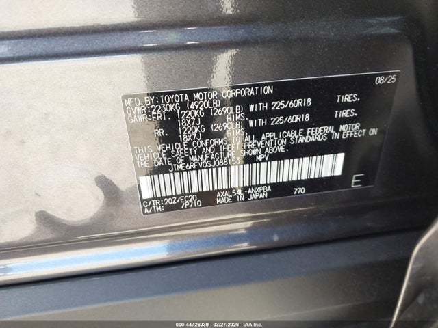 JTME6RFV0SJ088153 Toyota Rav4 Hybrid Xse