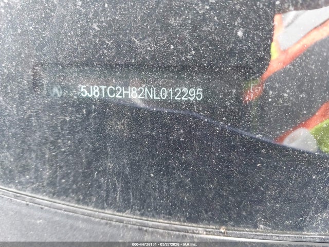 44726131 :رقم المزاد ، 5J8TC2H82NL012295 vin ، 2022 Acura Rdx A-spec Advance Package/pmc Edition مزاد بيع