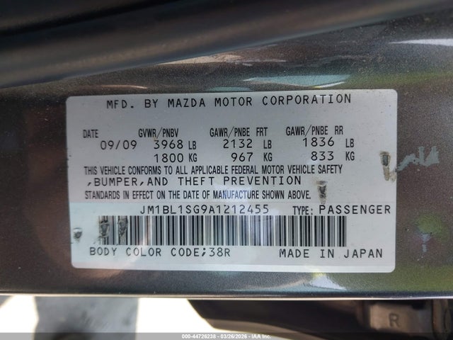 2010 MAZDA MAZDA3 JM1BL1SG9A1212455 Photo 8