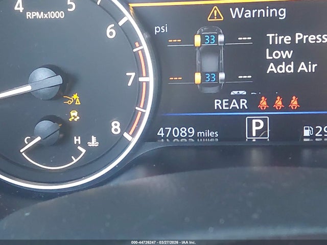 1N4BL4DV6RN371490 Nissan Altima Sv Fwd