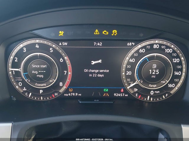 2019 Volkswagen Atlas 3.6l V6 Sel Premium მანქანა იყიდება აუქციონზე, vin: 1V2NR2CA3KC502559, აუქციონის ნომერი: 44726462