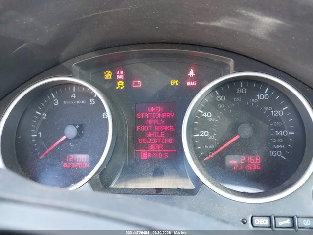 Aukcja sprzedaży 2006 Audi A4 1.8t, vin: WAUAC48HX6K009022, numer aukcji: 44726484