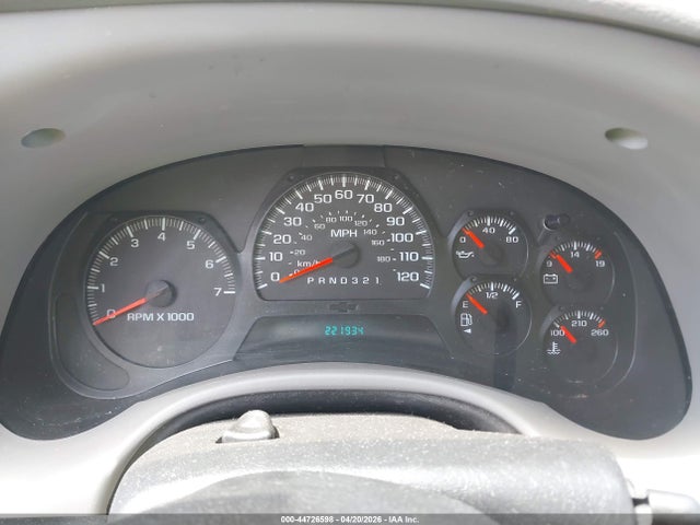 44726598 :رقم المزاد ، 1GNDT13S672217117 vin ، 2007 Chevrolet Trailblazer Ls مزاد بيع