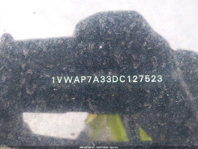 Продажа на аукционе авто 2013 Volkswagen Passat S, vin: 1VWAP7A33DC127523, номер лота: 44726733