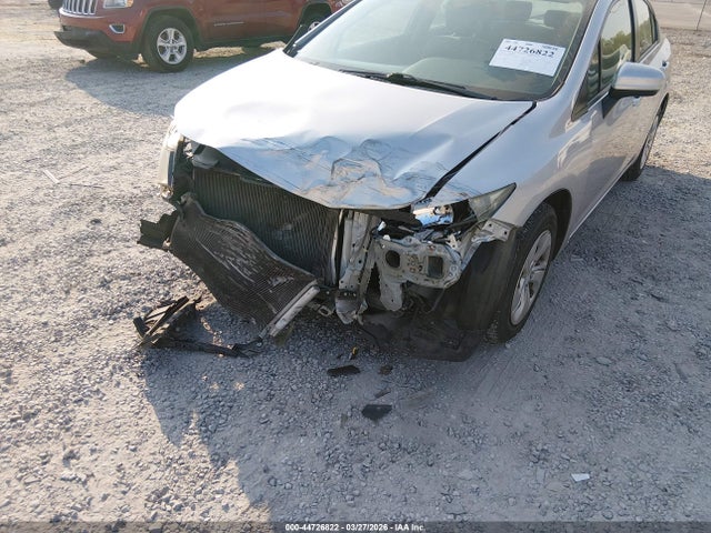 44726822 :رقم المزاد ، 19XFB2F54FE101738 vin ، 2015 Honda Civic Lx مزاد بيع