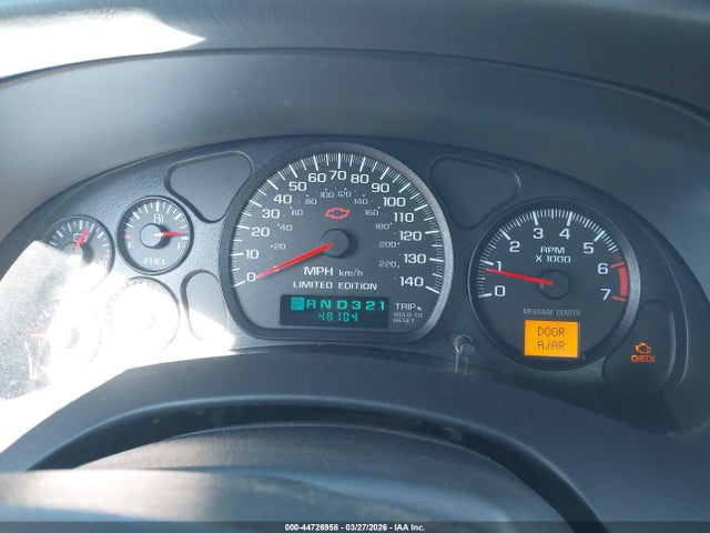 Aukcja sprzedaży 2003 Chevrolet Monte Carlo Ss, vin: 2G1WX12K139169294, numer aukcji: 44726958
