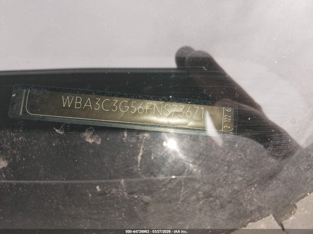 44726962 :رقم المزاد ، WBA3C3G56FNS73671 vin ، 2015 Bmw 320i Xdrive مزاد بيع