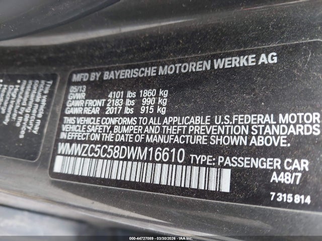 2013 MINI COUNTRYMAN WMWZC5C58DWM16610 Photo 8