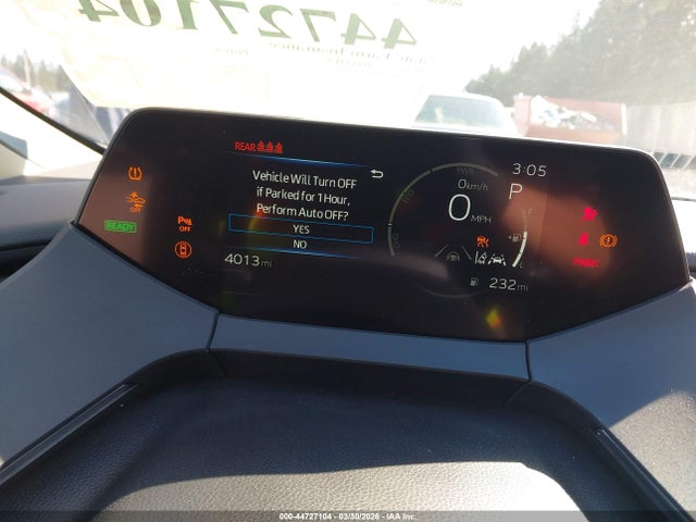 JTDADABU1T3032070 Toyota Prius Xle Awd-e