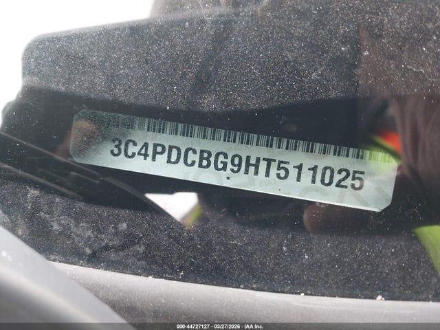 44727127 :رقم المزاد ، 3C4PDCBG9HT511025 vin ، 2017 Dodge Journey Sxt مزاد بيع