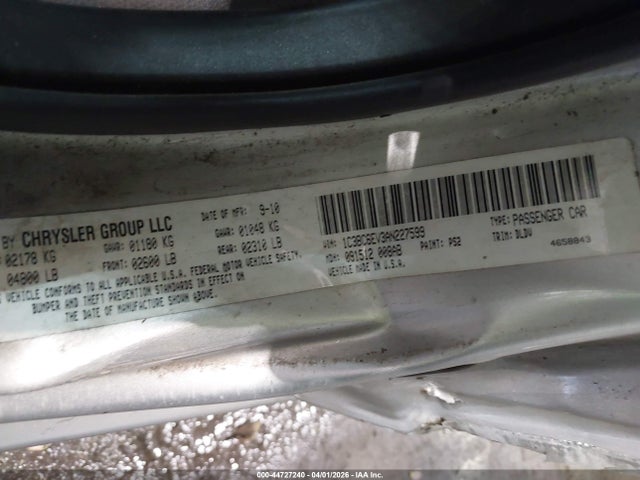 2010 CHRYSLER SEBRING 1C3BC6EV3AN227599 Photo 8