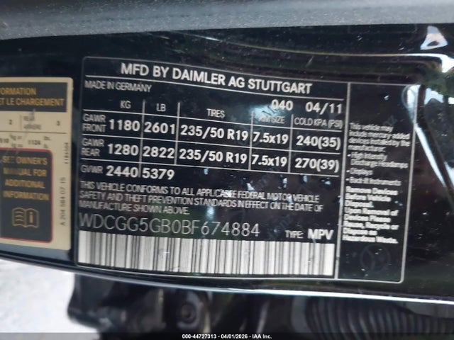 2011 MERCEDES-BENZ GLK 350 WDCGG5GB0BF674884 Photo 8