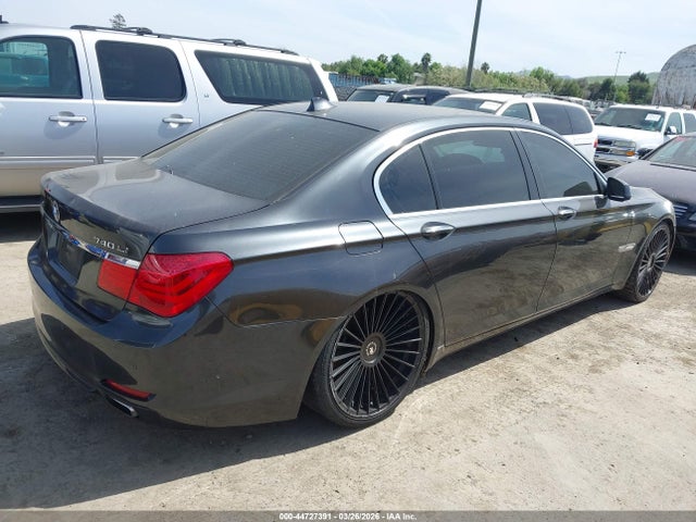2011 Bmw 740li მანქანა იყიდება აუქციონზე, vin: WBAKB4C54BC574228, აუქციონის ნომერი: 44727391
