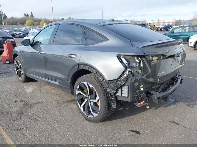 Продаж на аукціоні авто 2022 Audi E-tron Sportback Premium Plus S Line Quattro, vin: WA12AAGE2NB008555, номер лоту: 44727403