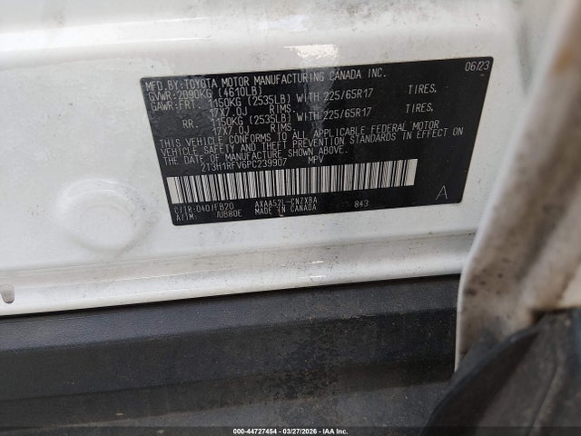 2023 TOYOTA RAV4 2T3H1RFV6PC239907 Photo 8