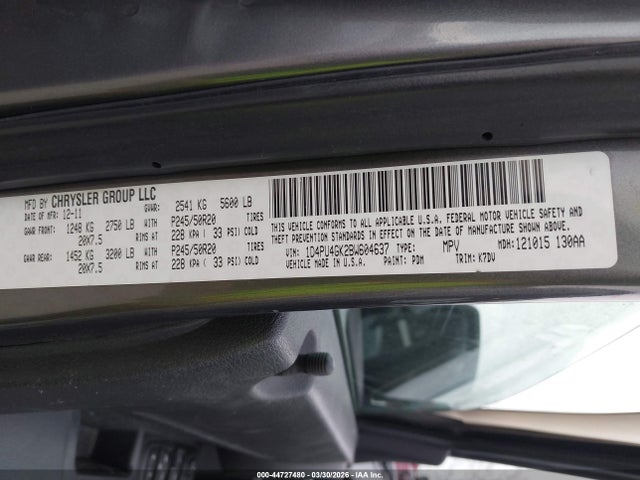 Продаж на аукціоні авто 2011 Dodge Nitro Heat, vin: 1D4PU4GK2BW604637, номер лоту: 44727480