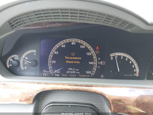 2007 Mercedes-benz S 550 მანქანა იყიდება აუქციონზე, vin: WDDNG71X87A041203, აუქციონის ნომერი: 44727685