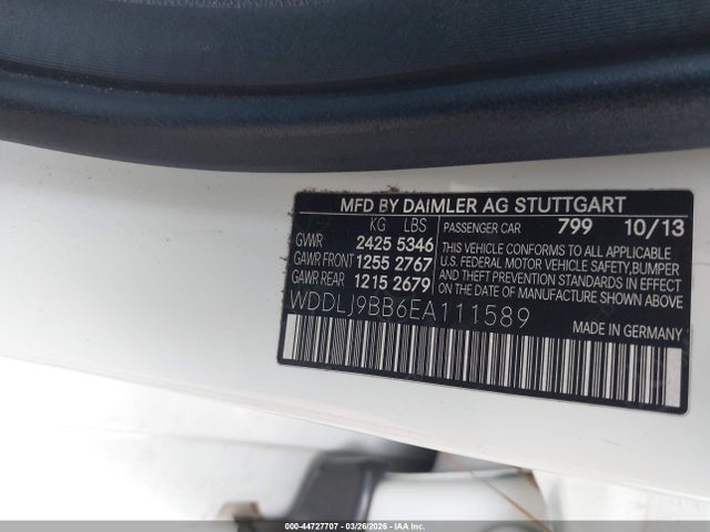 2014 MERCEDES-BENZ CLS 550 WDDLJ9BB6EA111589 Photo 8