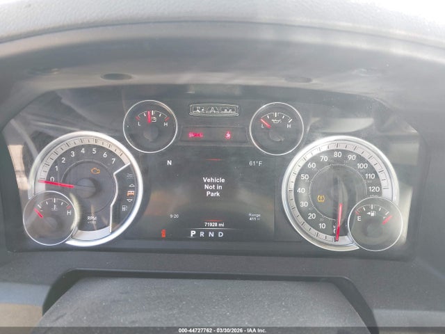 44727762 :رقم المزاد ، 1C6RR7GT9HS785177 vin ، 2017 Ram 1500 Big Horn  4x4 6'4 Box مزاد بيع