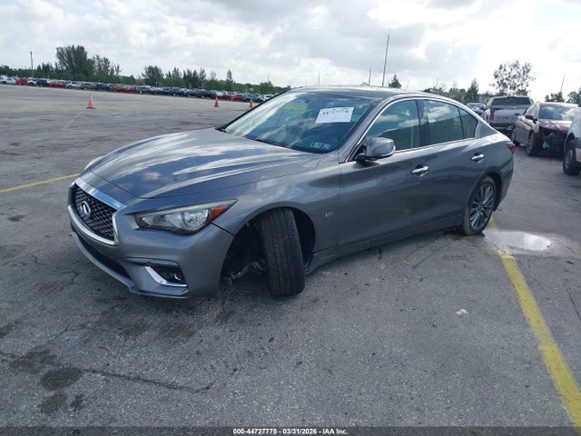 Продаж на аукціоні авто 2018 Infiniti Q50 3.0t Luxe, vin: JN1EV7AR0JM439516, номер лоту: 44727778