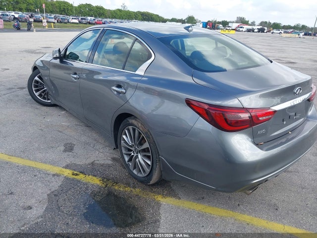 Продаж на аукціоні авто 2018 Infiniti Q50 3.0t Luxe, vin: JN1EV7AR0JM439516, номер лоту: 44727778