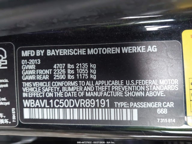 2013 BMW X1 WBAVL1C50DVR89191 Photo 8