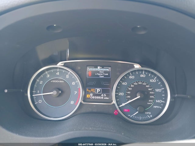 Aukcja sprzedaży 2016 Subaru Crosstrek 2.0i Limited, vin: JF2GPANC1G8339690, numer aukcji: 44727849