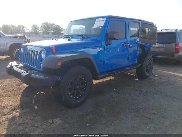 2015 Jeep Wrangler Unlimited Sport მანქანა იყიდება აუქციონზე, vin: 1C4HJWDGXFL550873, აუქციონის ნომერი: 44727958