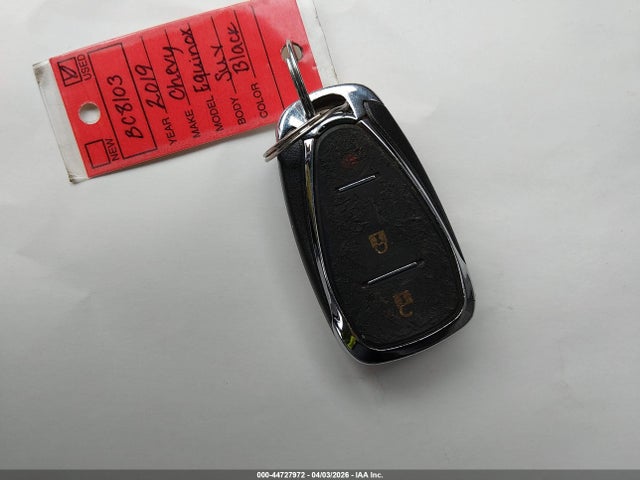 2019 Chevrolet Equinox Ls მანქანა იყიდება აუქციონზე, vin: 2GNAXHEV5K6145104, აუქციონის ნომერი: 44727972